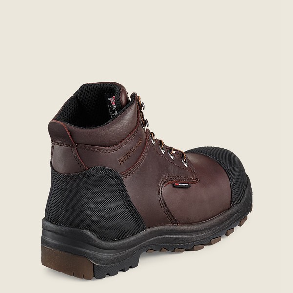 Red Wing Safety Boots King Toe® - 6-inch Waterproof Csa Toe - Black/Brown - Mens JBY938501